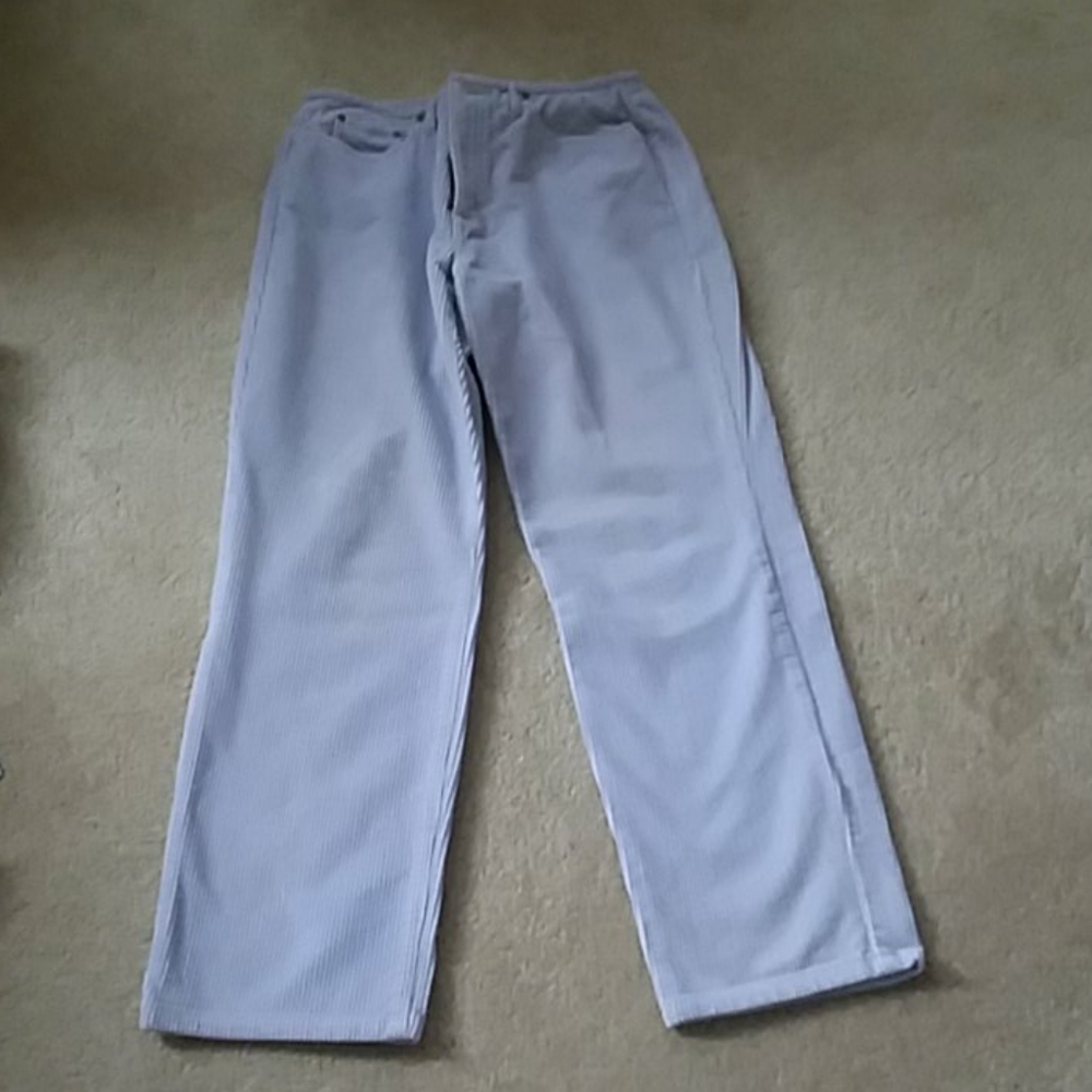 SO blue Sigrid Olsen pants. CORDUROY